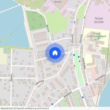 ul. Tęczowa, Czechowice-Dziedzice, Czechowice-Dziedzice, bielski, śląskie