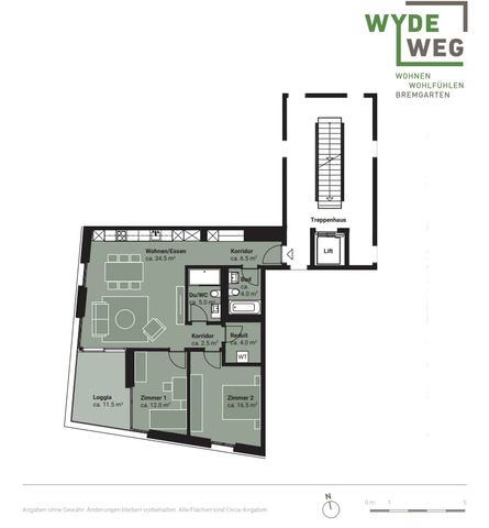 3.5 Zimmer, 86 m², 1. Stock - Photo 4