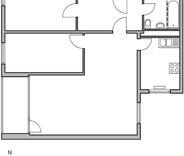 Demnächst frei! 3-Zimmer-Wohnung in Ratingen West - Photo 1