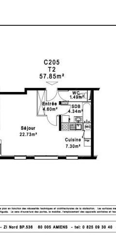 T2 AVEC TERRASSE ET PARKING - Photo 1