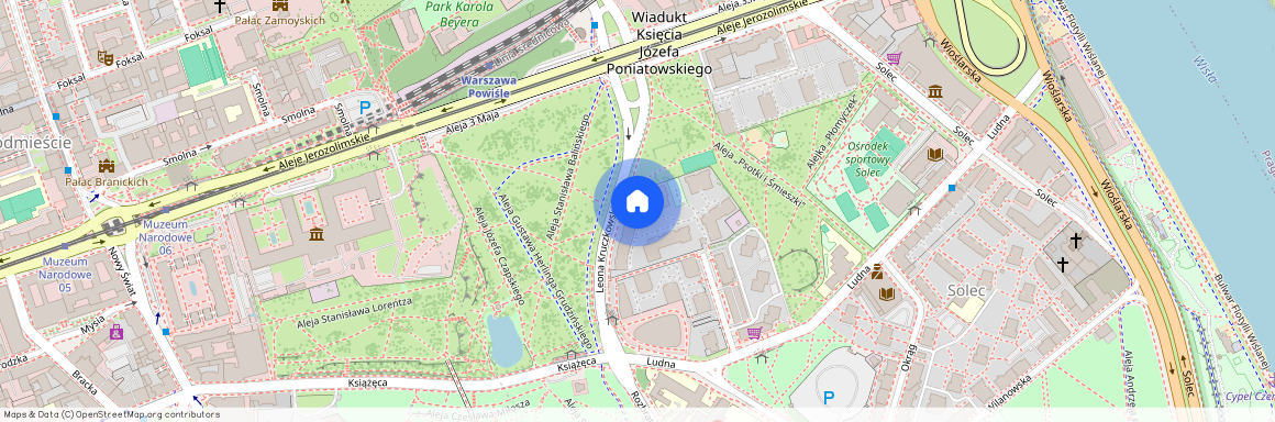 ul. Leona Kruczkowskiego, Solec, Śródmieście, Warszawa, mazowieckie