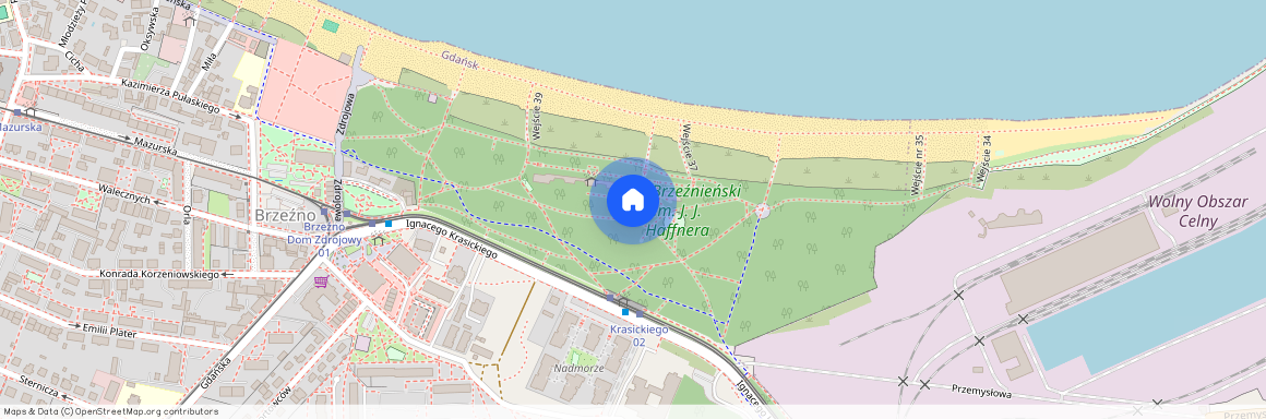 ul. Ignacego Krasickiego, Brzeźno, Gdańsk, pomorskie