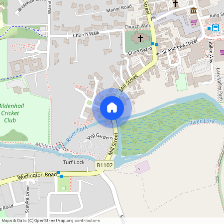 Mill Park Gardens, Mill Street, Mildenhall, Suffolk, IP28