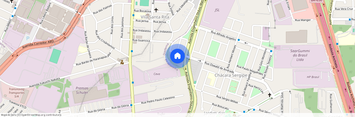 Rua Oswald de Andrade, 845 - Chacara Sergipe, São Bernardo do Campo - SP