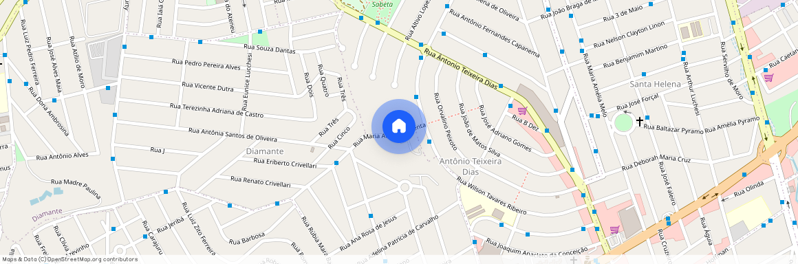Rua Maria Amélia Pimenta, Teixeira Dias, Belo Horizonte