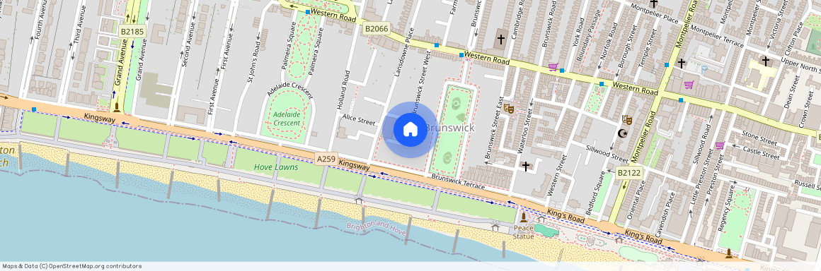 Brunswick Square, Hove, BN3 1EF