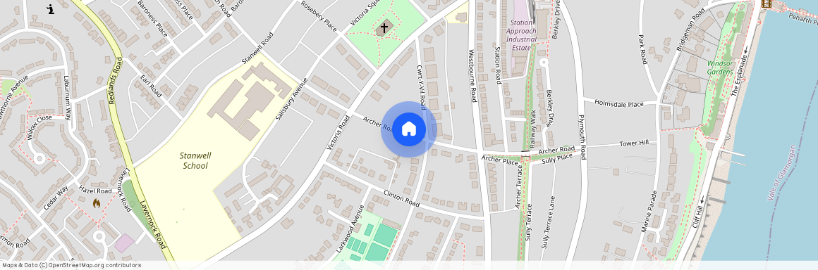 Archer Road, Penarth, South Glamorgan, Vale Of Glamorgan, The, CF64