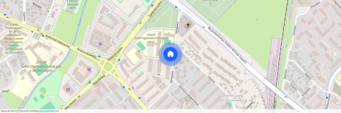 ul. Narewska 9, Antoniuk, Białystok, podlaskie