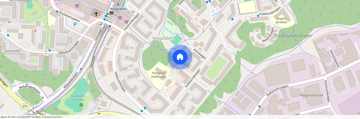 Trollesundsvägen 96, Högdalen