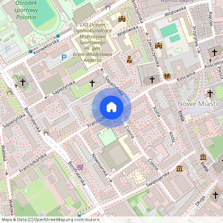 Nowe Miasto, Franciszkańska, Śródmieście, Warszawa