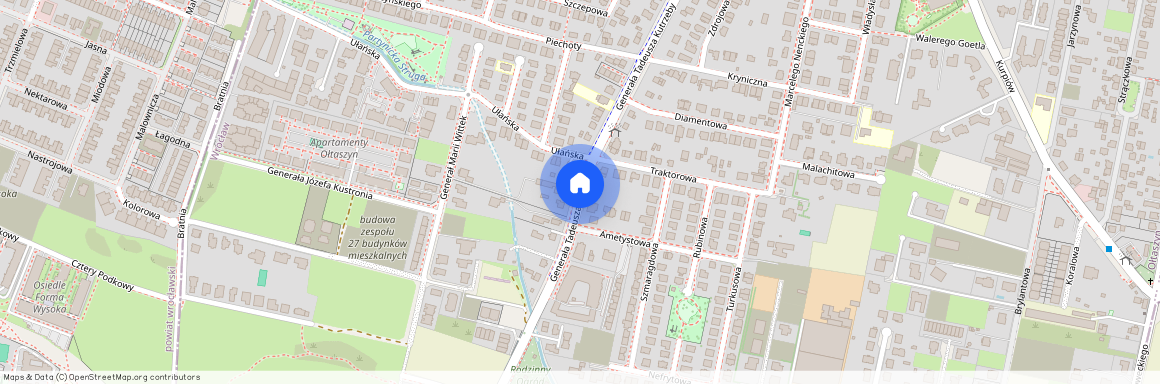 ul. gen. Tadeusza Kutrzeby, Ołtaszyn, Krzyki, Wrocław, dolnośląskie