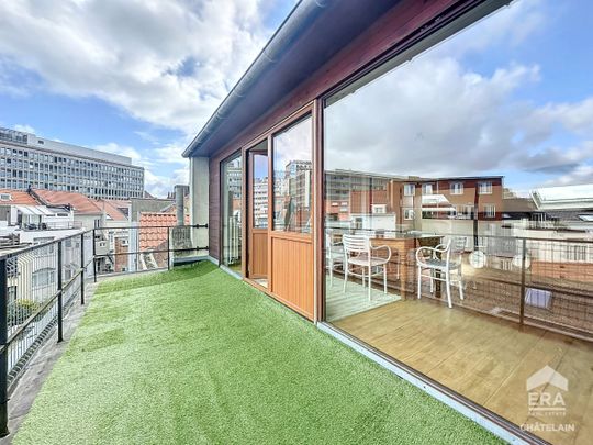 ETTERBEEK - DUPLEX GEMEUBELD 3 KAMERS VAN 105M² + TERRAS - Foto 1