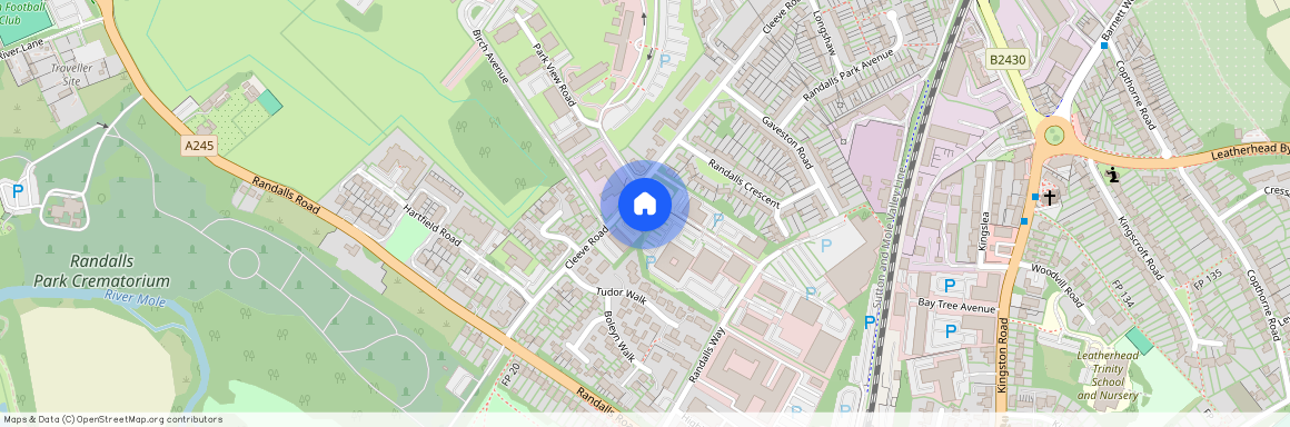 CLEEVE ROAD, LEATHERHEAD, KT22