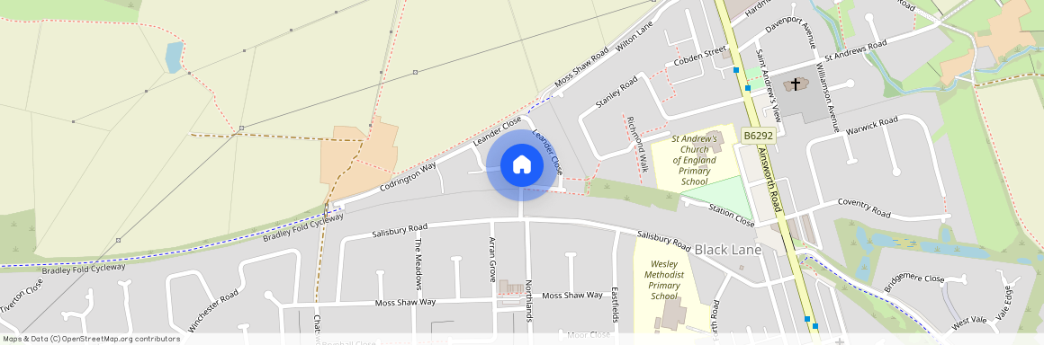 Connaught Avenue, Radcliffe, M26