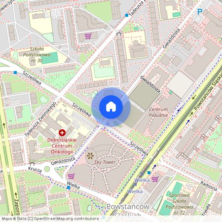 Powstańców Śląskich, Krzyki, Wrocław, dolnośląskie