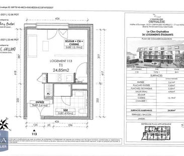 Location Appartement 1 pièce 24m² REIMS 51100 - Photo 2