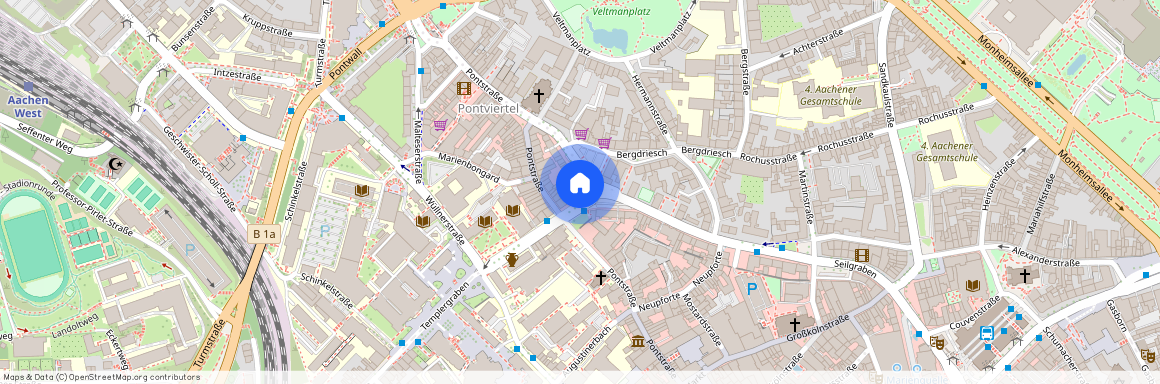 Ponttor, Driescher Gässchen 3, 52062, Aachen