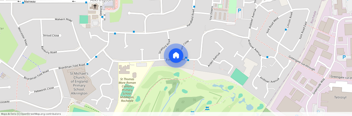 Evesham Road, Middleton, Manchester, Greater Manchester, M24