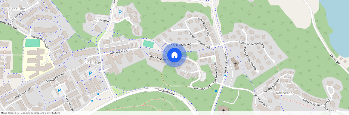 Alice Tegnér stig, Södertälje