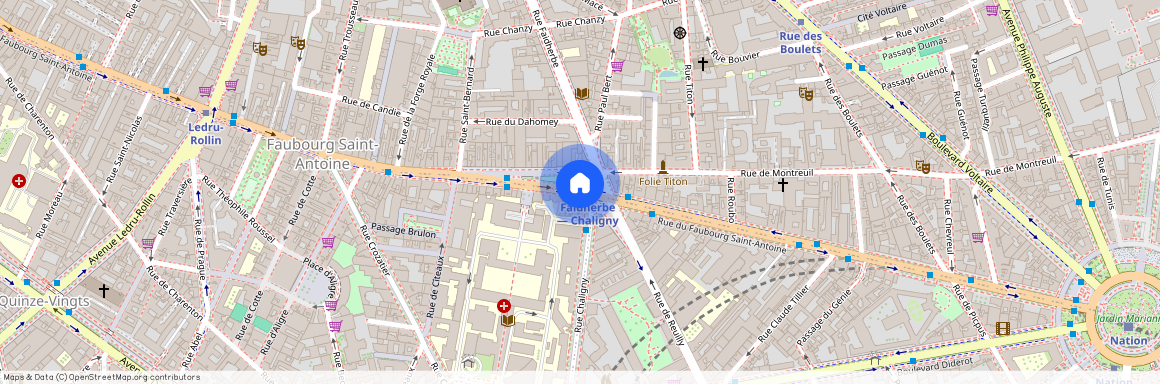 Rue du Faubourg Saint-Antoine, Francja, Paris