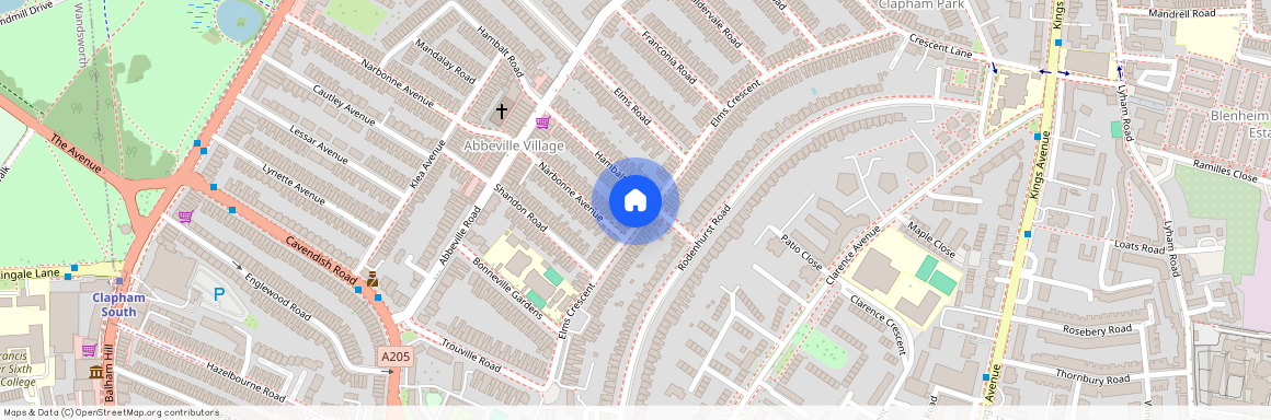 Elms Crescent, Clapham, SW4