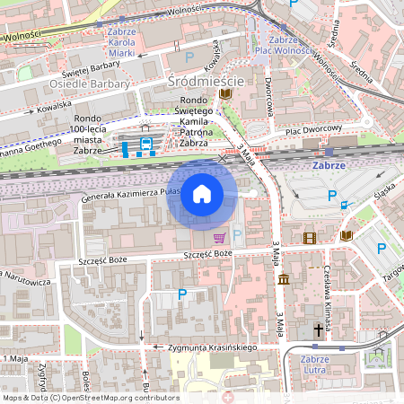 Pułaskiego 3, Zabrze, Centrum