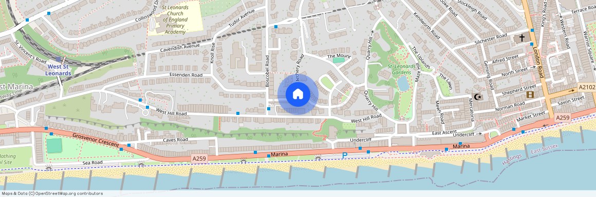 Archery Gardens, St. Leonards-on-Sea, East Sussex, TN38