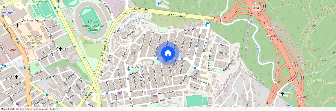 Υψηλάντου 25, 55337, Ελλάδα (55337), Τριανδρία (Τριανδρία - Δόξα - Κρυονέρι)