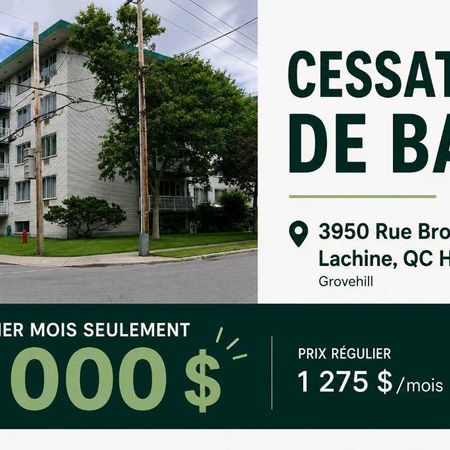 *Promo 1000$ Cession de bail 3½ in Lachine 1er juillet - Photo 4