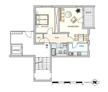 Geräumige 2-Zimmer Wohnung mit Balkon! - Photo 3