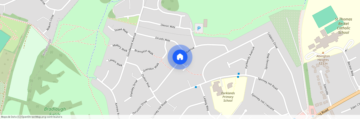 Woodcote Avenue, Parklands, Northampton NN3