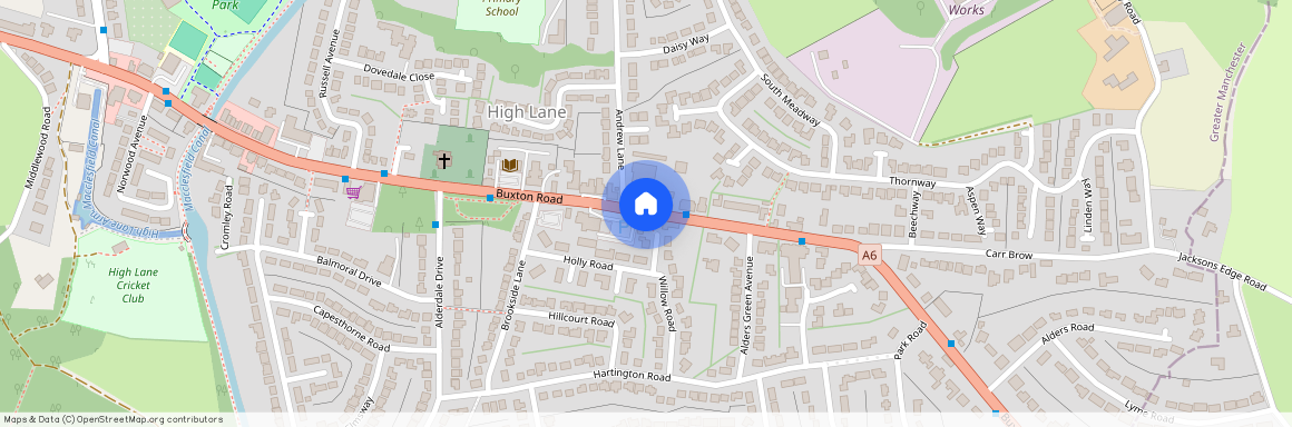 Buxton Road, High Lane, Stockport, Greater Manchester, SK6