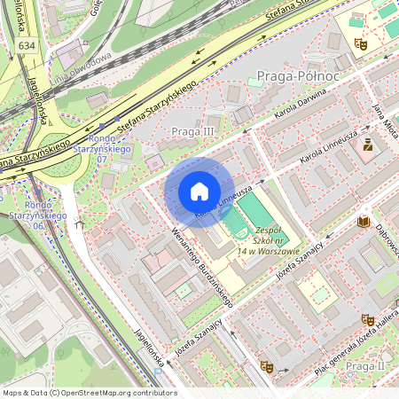 ul. Karola Linneusza, Nowa Praga, Praga-Północ, Warszawa, mazowieckie