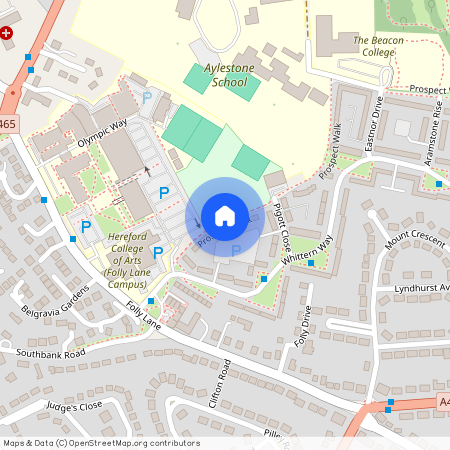 Prospect Walk, Tupsley, Hereford, Herefordshire, HR1