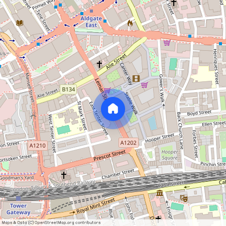 Goodman's Fields, Leman Street, Aldgate, London, E1