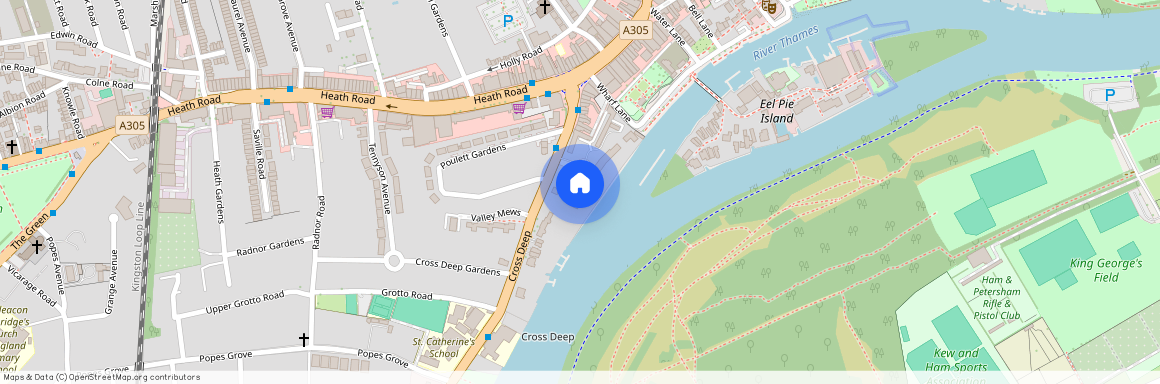 Cross Deep, Twickenham, London, TW1