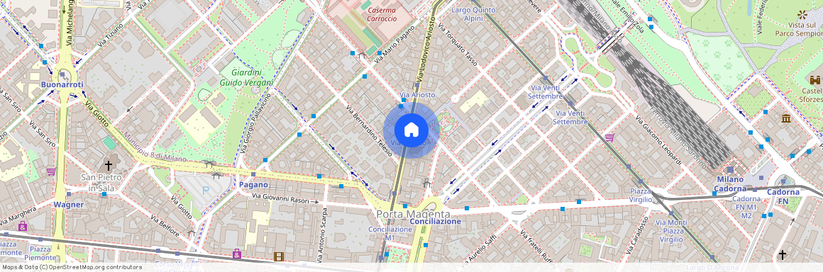 Via Lodovico Ariosto 16, 20145 Milan MI, Italy