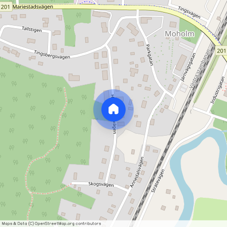 Hjälstabergsvägen, Moholm