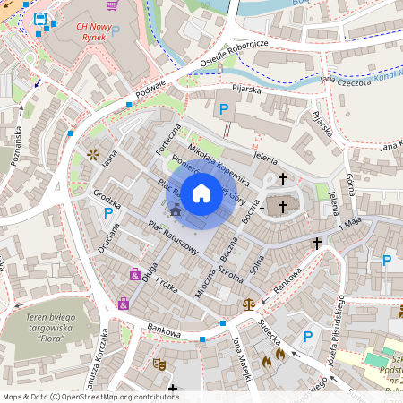 Śródmieście, Jelenia Góra, dolnośląskie