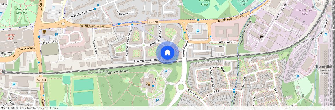 Flat 107 Page Court, 1 Knights Templar Way, RH10 1AT