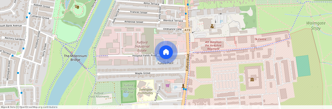 Fulford Place, Hospital Fields Road