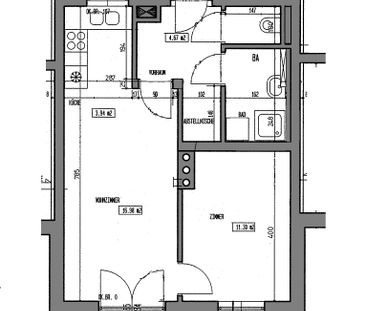 Gut aufgeteilte 2-Zimmer-Wohnung im Erdgeschoss - Photo 1