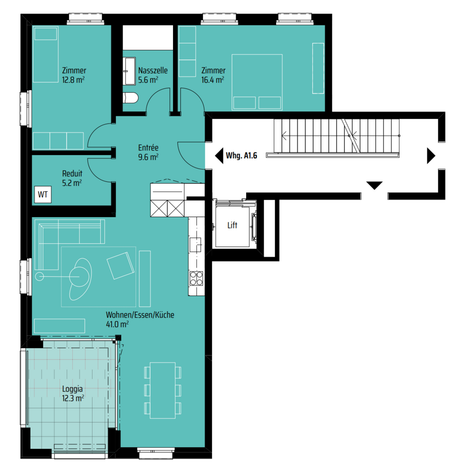 3.5 Zimmerwohnung in Ebnat-Kappel - Foto 3