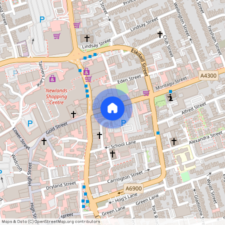 2 Bedroom Flat to Rent in Montagu Street, Kettering, Northants, NN16