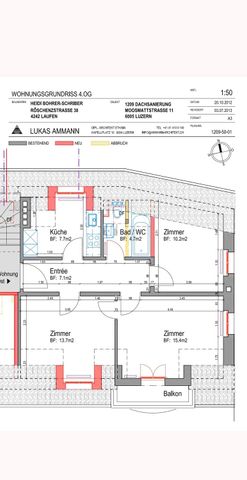 3.5 Zimmer, 59 m², 4. Stock - Photo 2
