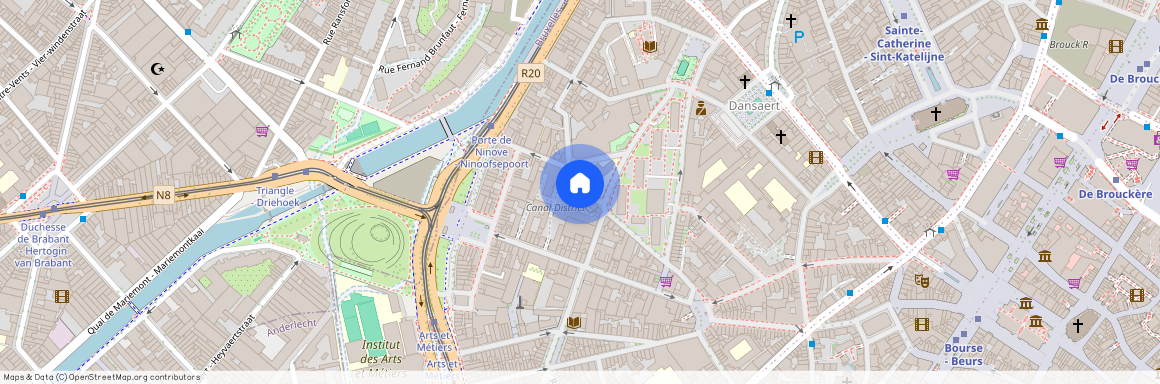 Onze-Lieve-Vrouw van Vaakstraat/ Rue Notre-Dame Du Sommeil 38 bus K 3.1, 1000 Brussel