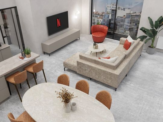 Bemeubeld 3-slaapkamer appartement met all-in formule - Photo 1