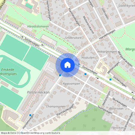 Handelsvägen, Enskede