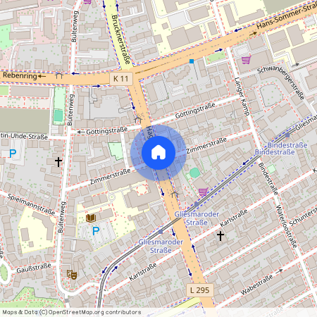 Zimmerstraße, 38106, Zimmerstraße    Braunschweig