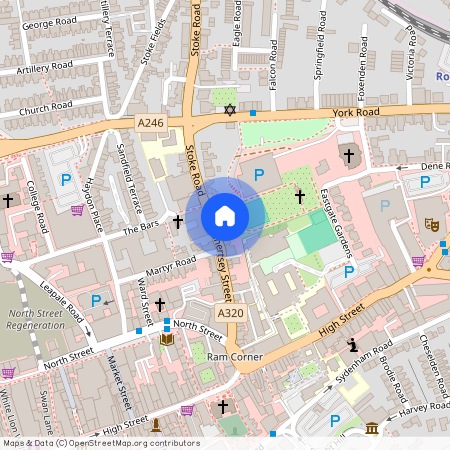 Flat 4, Milton House, 66-68 Chertsey Street, Surrey, GU1 4HL, Guildford